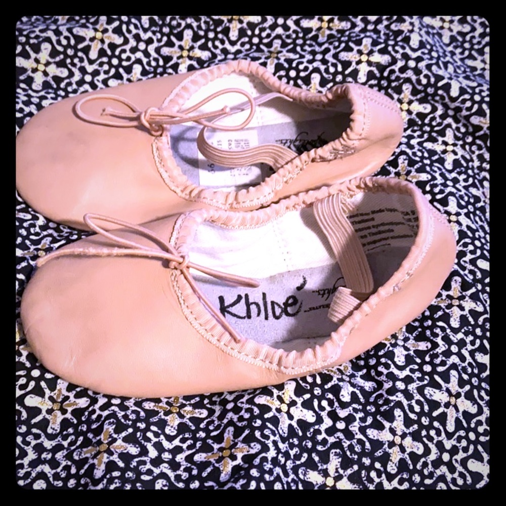 Girl ballet shoes